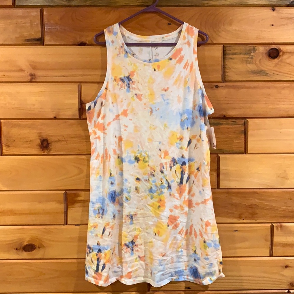 Kohl’s SO brand tie dye dress